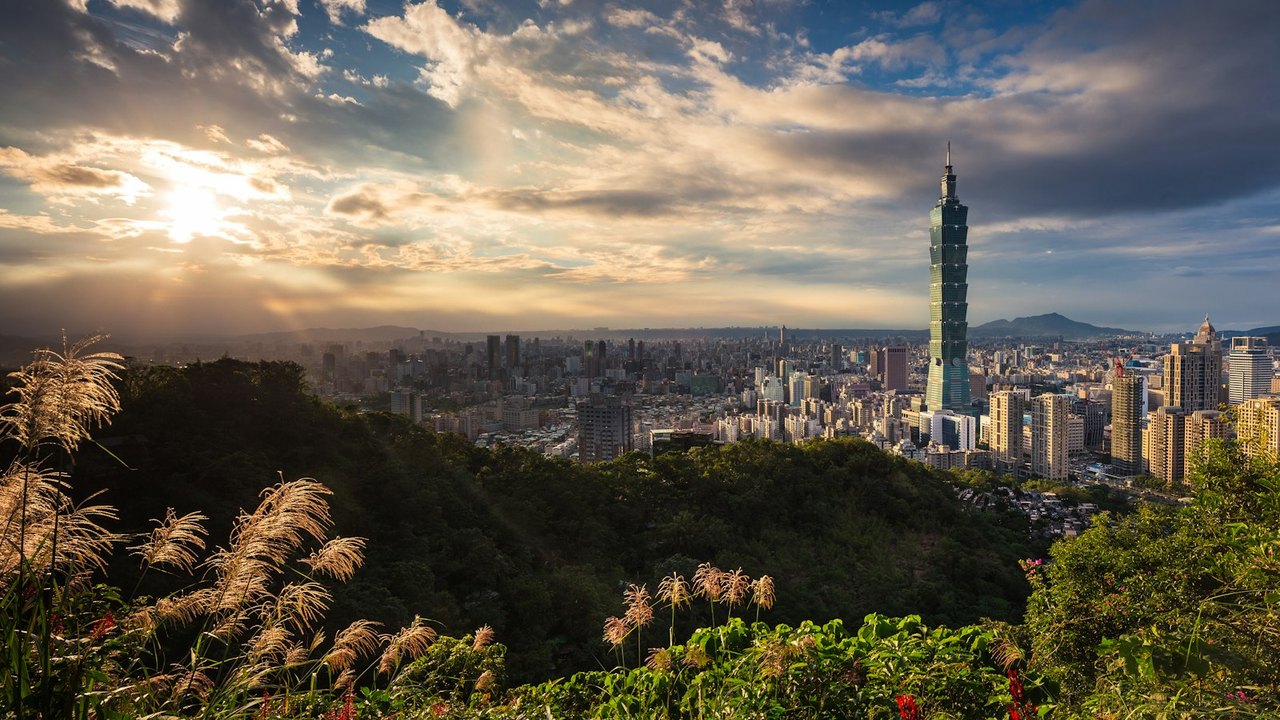 台北市区与101